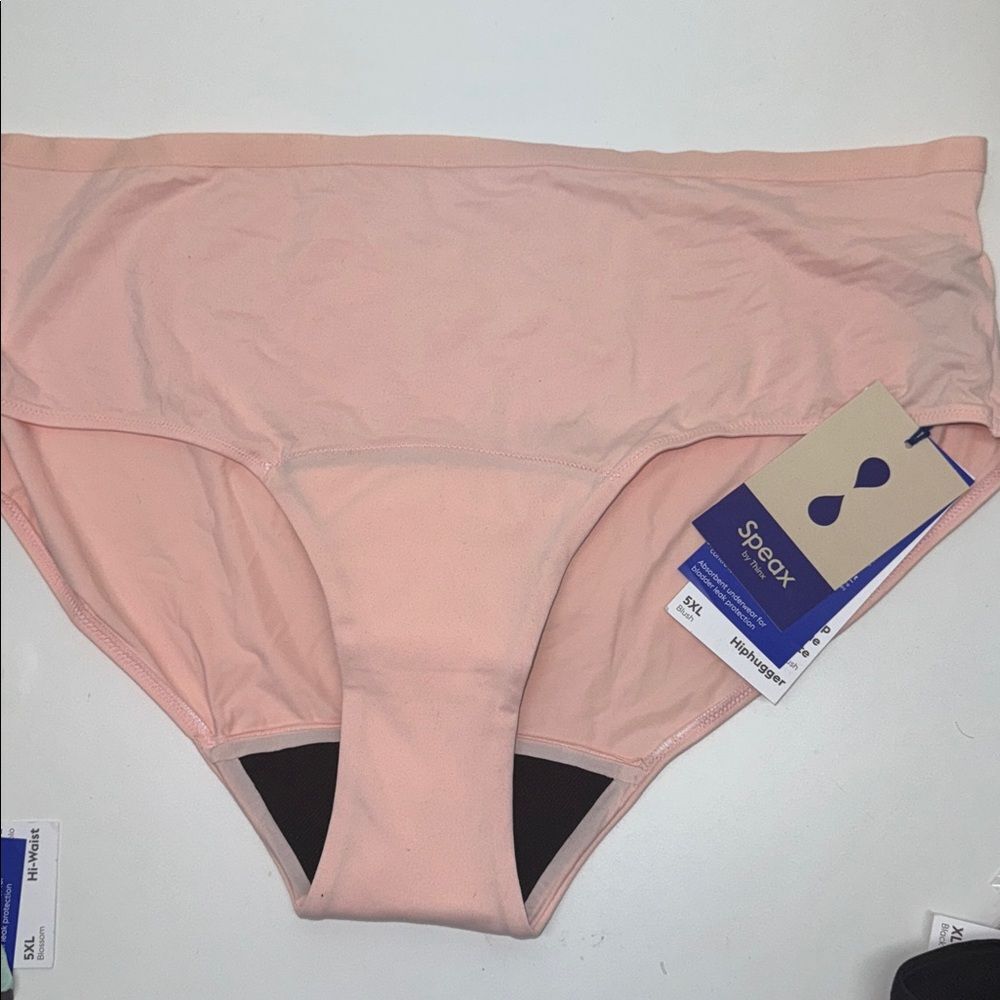 🔥Speax by THINX Pink Underwear hiphugger sz 5XL blush New